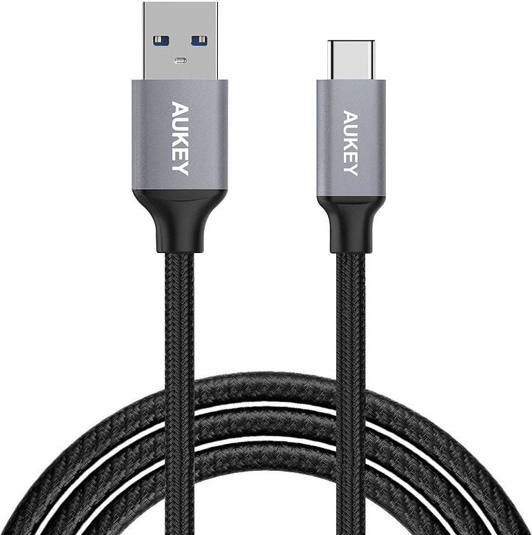 Cabluri - Cablu de date/incarcare USB 3.0 - C Aukey CB-CD2, lungime 1 m, negru