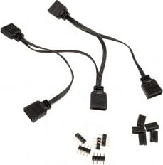 Cablu de multiplicare a conector Akasa 4-in-1 RGB LED