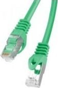 Cablu de retea din fibra optica , Lanberg , RJ45 cat.6 FTP 1.5m , verde