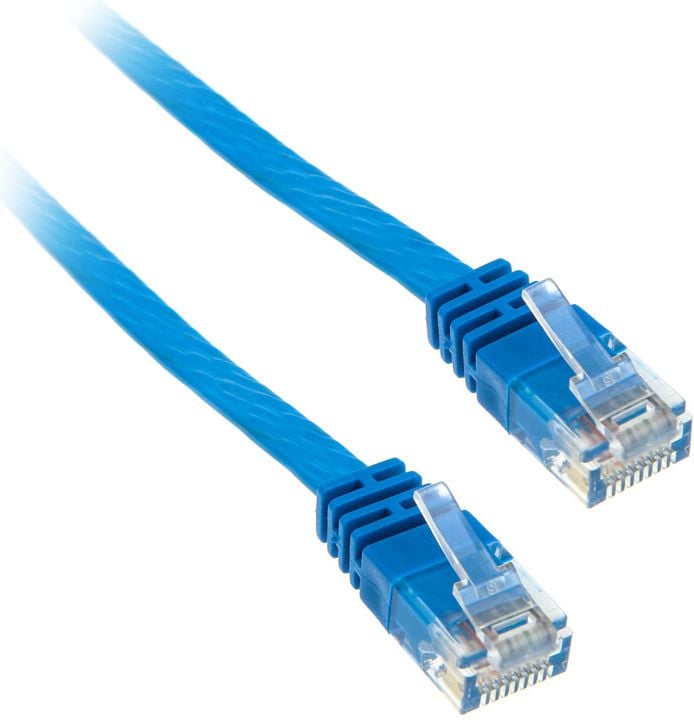 Cablu de rețea InLine de 1,5 m U/UTP 1000 Mbit Cat.6 RJ45 albastru (71614B)