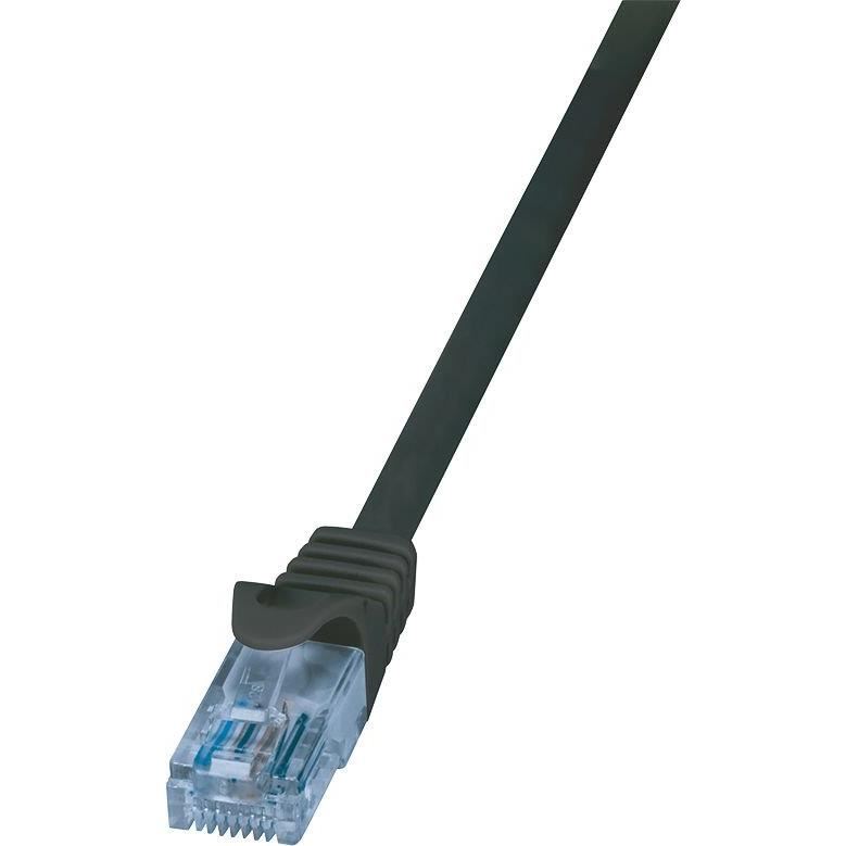 Cablu de retea , Logilink , Cat.6A 10GE U/UTP EconLine , 10m , negru