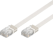Cabluri si accesorii retele - Cablu de retea MicroConnect RJ-45 Cat 6 , 10m , Alb 