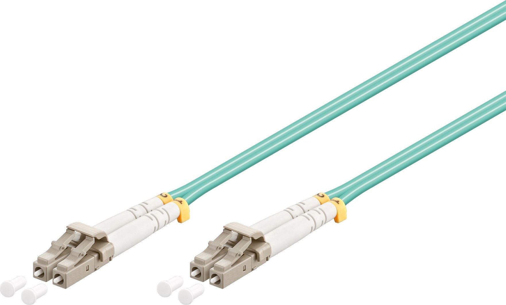Cablu de rețea - - Wentronic Goobay LC Multi-mode (M) este un Multi Mode LC (M) - 3,0 m - fibre de sticlă - 50/125 Micrometer - OM3 - fără halogeni - Aquamarin (95752)
