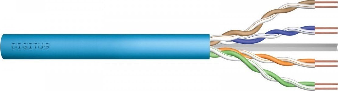 Cablu de telecomunicații Digitus U/UTP cat.6A LS0H fir albastru B2ca DK-1616-A-VH-5 /500m/
