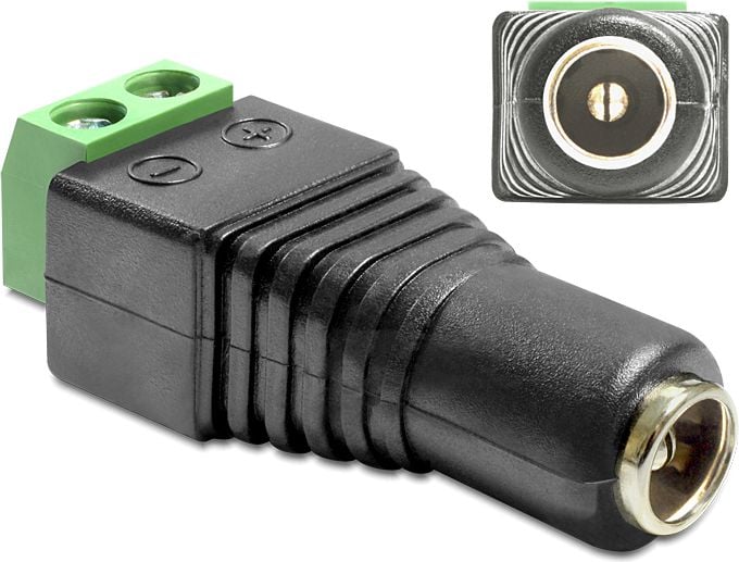 Cablu delock Adapter 2 Pin - DC 2.5 x 5.5mm (65485)