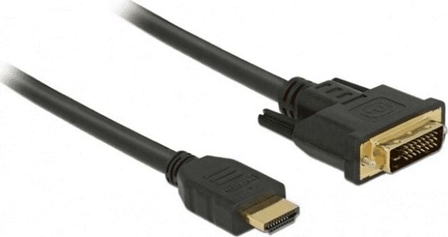 Cablu Delock, HDMI - DVI-D, Negru