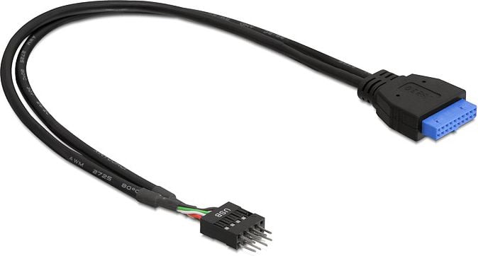 Cablu delock Kabel USB3.0, 19pin -&gt; 8pin 0.45m (83791)