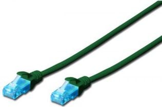 Cablu digitus Patch cord U/UTP kat.5e PVC 1m verde (DK-1512-010/G)