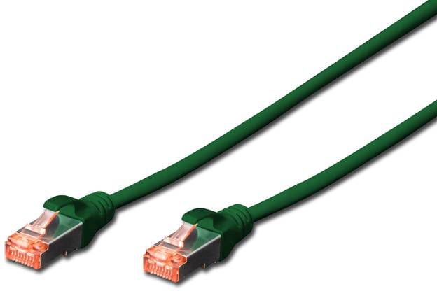 Cablu digitus Patch crossover de S / FTP CAT6 1m, verde (DK-1644-010 / G)