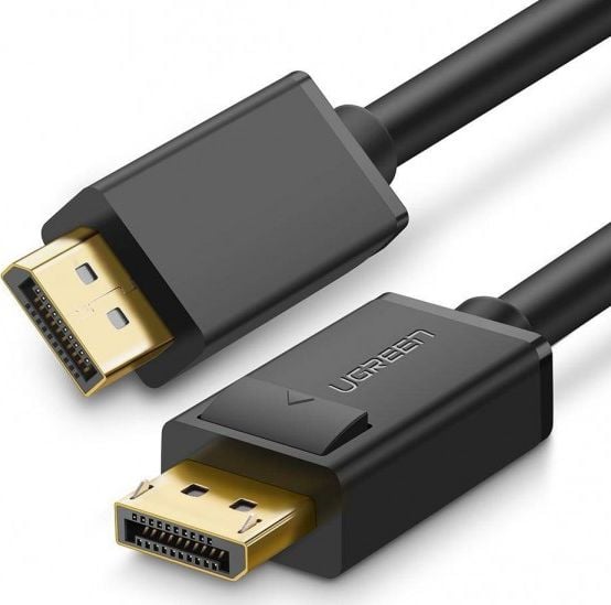 Cablu DisplayPort la DisplayPort UGREEN DP102, 4K, 3D, 3m (negru)