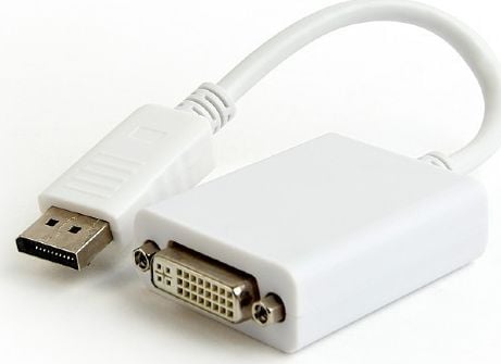 Cablu Displayport v1.2 male to DVI (24+5) female adapter, negru,A-DPM-DVIF-03-W