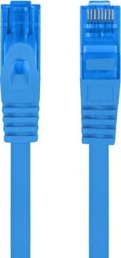 Cablu ecranat S / FTP, Lanberg 42714, cat 6A, mufat 2xRJ45, lungime 10 m, AWG 26, 500 MHz, LSZH, de legatura retea, ethernet, albastru