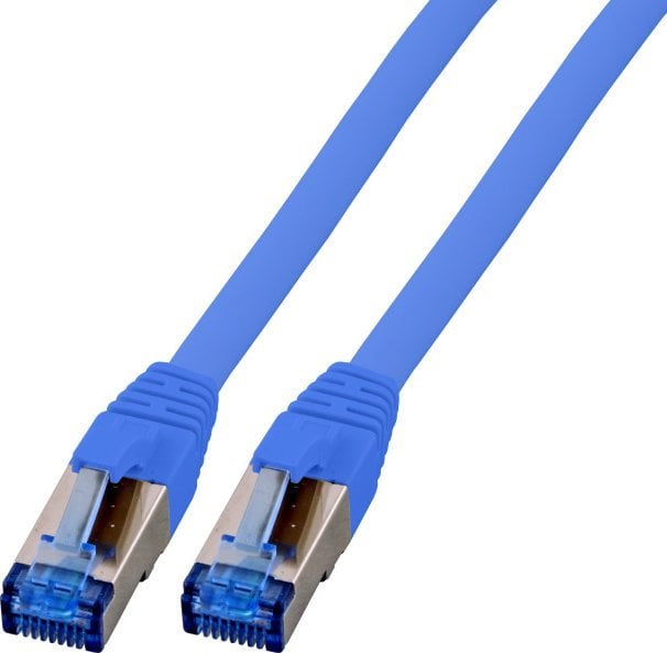 Cablu efb EFB RJ45 Patchkabel S / FTP, Cat.6, CAT7 TPE Superflex, 10m, Blau