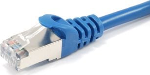 Cablu equip Cat 6a Patch, SFTP, 0,25m, albastru (606201)