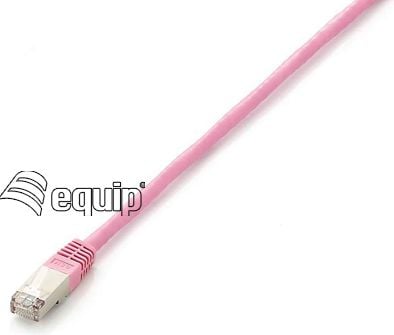 Cablu equip Cat6 cablu Patch, 10m S / FTP, roz (605586)