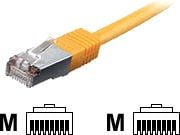 Cablu equip Patchcord, S/FTP, Cat6, PIMF, 1m, galben (605560)