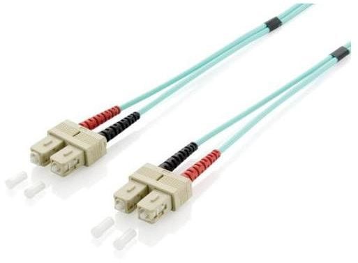 Cablu equip Fibră optică SC - SC Multimode Duplex OM3, 2m (255322)