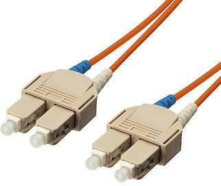 Cablu equip Patch cord Fibră optică SC - SC Multimode Duplex OM1, 5m. (253325)