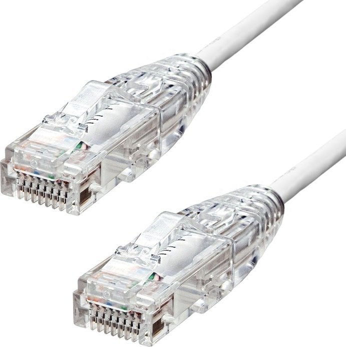 Cablu Ethernet ProXtend ProXtend Ultra Slim CAT6 U/UTP CU LSZH alb 4m