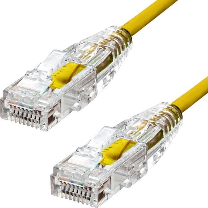 Cablu Ethernet ProXtend ProXtend Ultra Slim CAT6 U/UTP CU LSZH galben 1,5 m