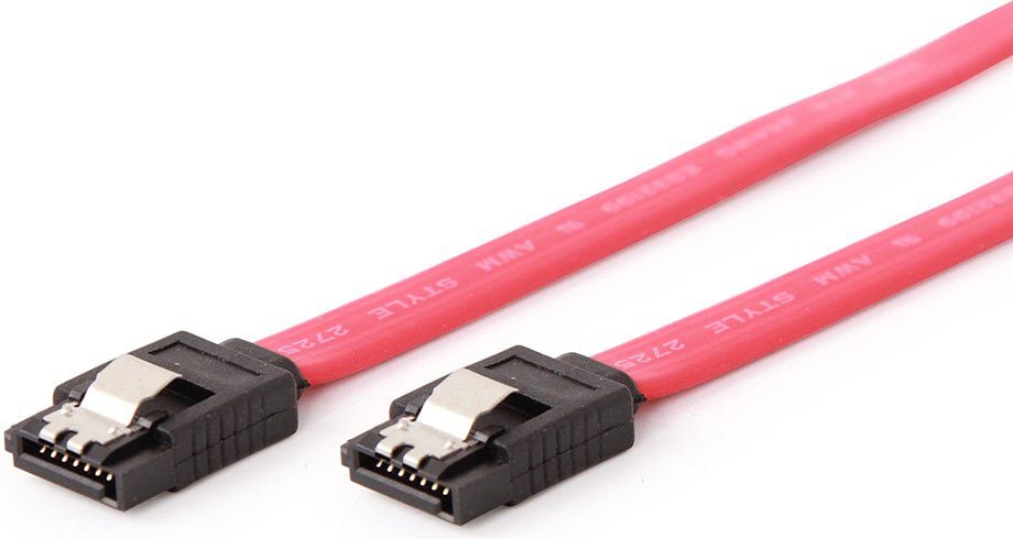 Cablu gembird SATA III, 1m, rosu (CC-SATAM-DATA-XL)