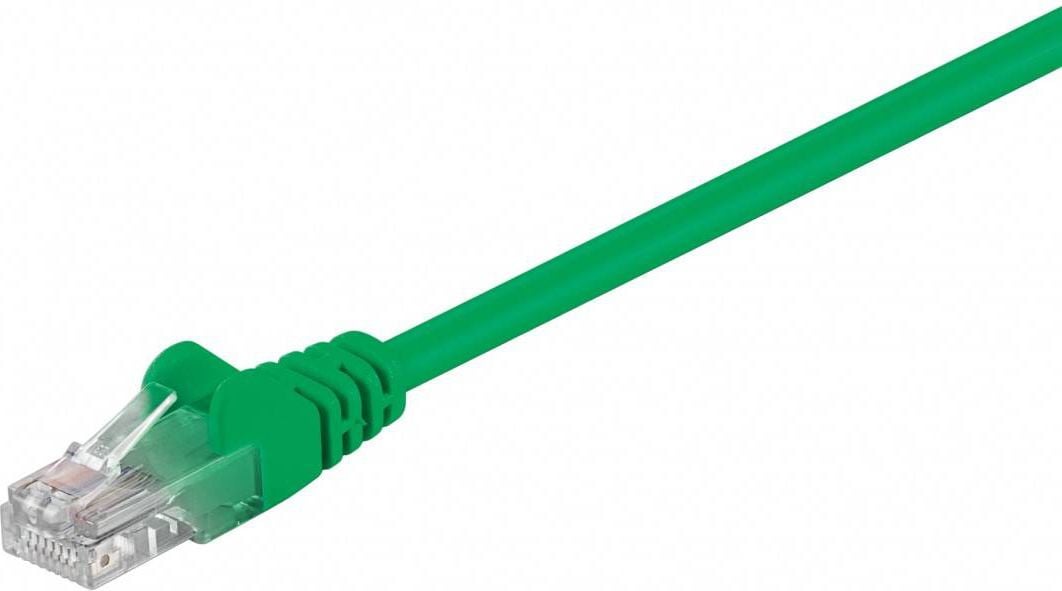 Cablu goobay Kabel krosowy U/UTP kat.5e verde 0,5m (68338)