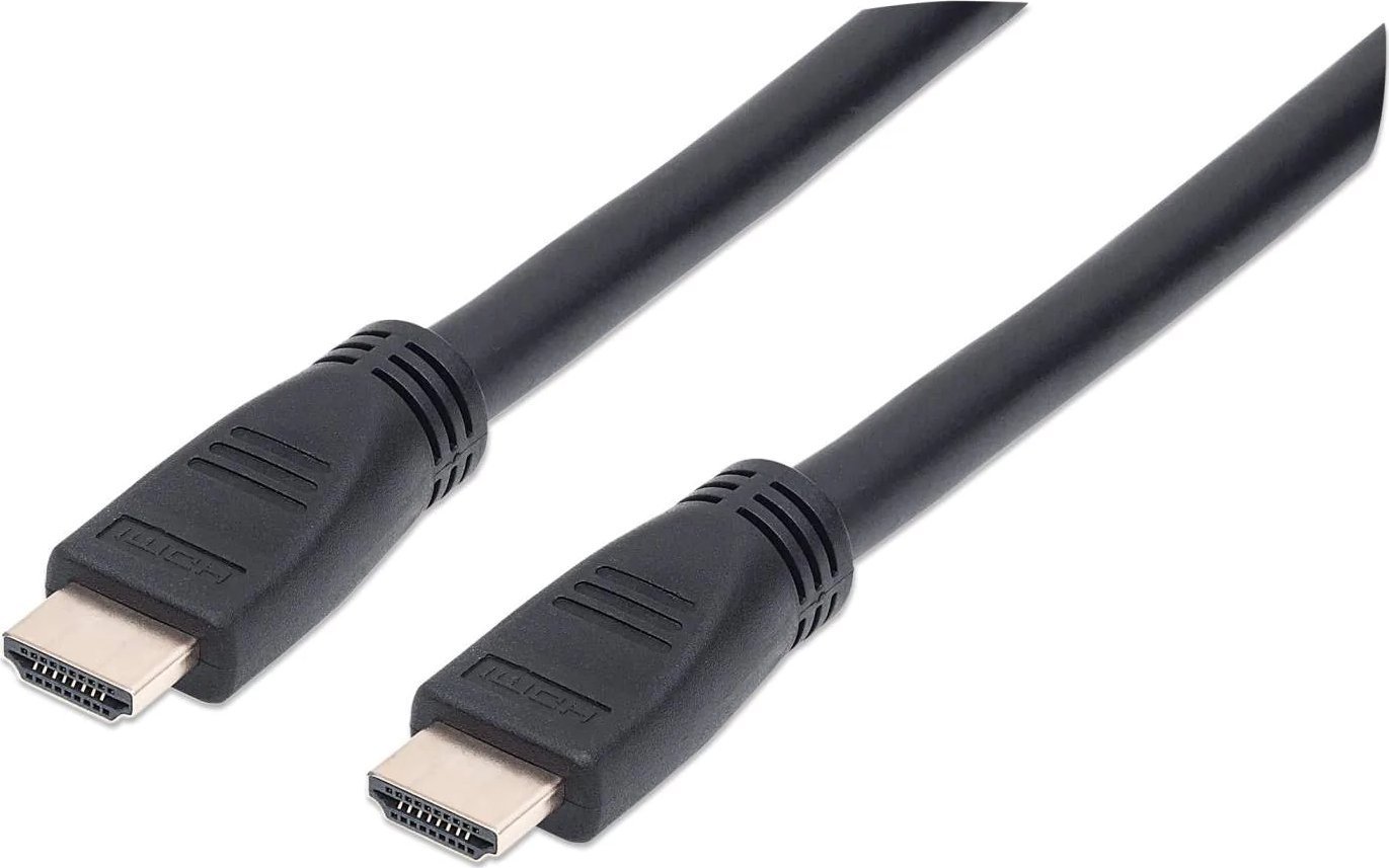 Cablu HDMI Manhattan 353977 HDMI V2.0, M / M, Ethernet, CL3, 10m, Negru