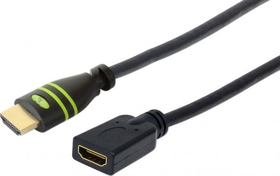 Cablu HDMI tata - HDMI mama, High Speed, 1.8M, 4K @ 60Hz , Techly, Negru, ICOC HDMI2-4-EXT018