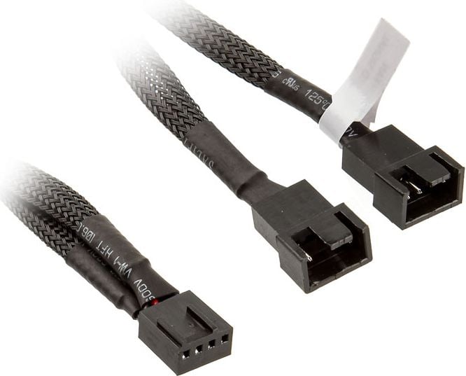 Cablu È™i adaptor pentru PC Akasa PWM RozgaÅ‚Ä™Åºnik - 15cm (AK-CBFA04-15)