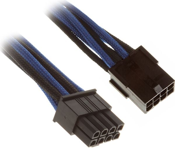 Cablu È™i adaptor pentru PC BitFenix PrzedÅ‚uÅ¼acz 8-Pin PCIe 45cm - czarno albastru (BFA-MSC-8PEG45BKK-RP)