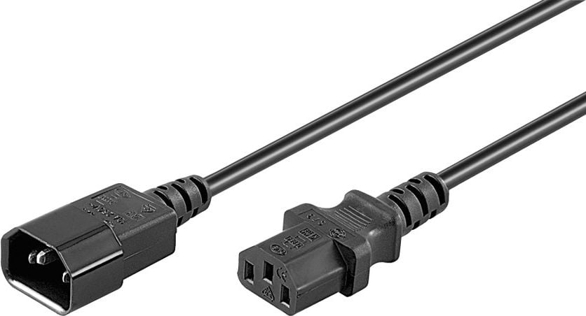 Cablu IEC C14 Extensie - C13 IEC 2m (50081)