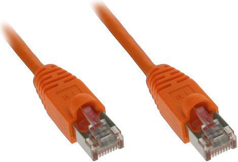 Cablu inline 1000Mbit RJ45 0,3m patch cord pomarań portocaliu (72533O)