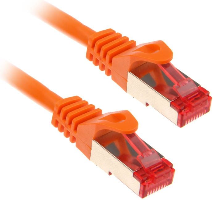 Cablu inline 10m cablu de retea Cat.6 RJ45 1000 Mbit - portocaliu (76400O)