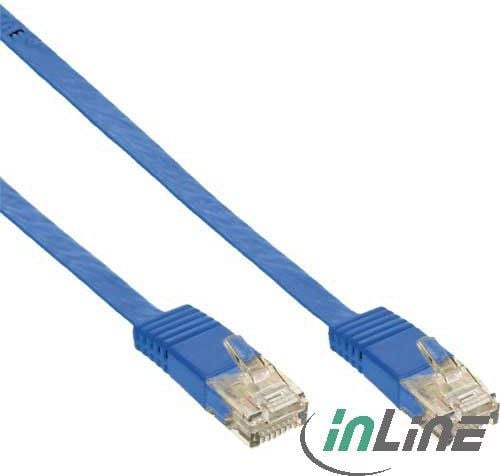 Cablu inline cablu de retea U / UTP - - 1m 1000 Mbit - Cat.6 - RJ45 - blau (71601B)