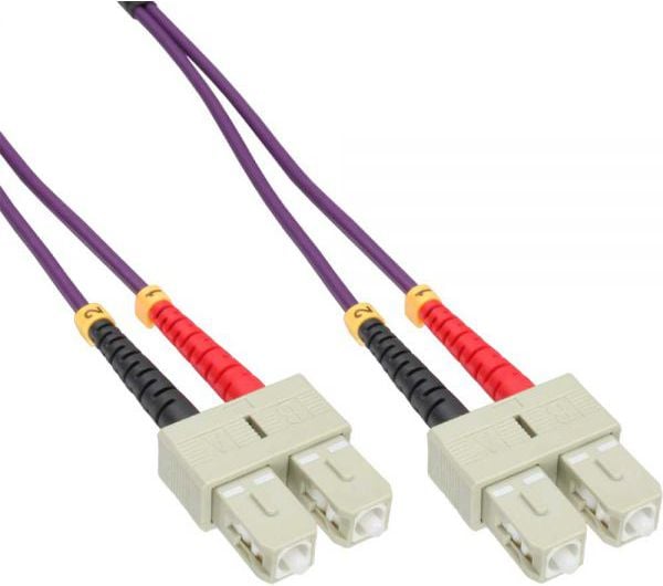 Cablu inline De fibra optica patch SC / SC 50/125 gm, 0.5m OM4 (83555P)