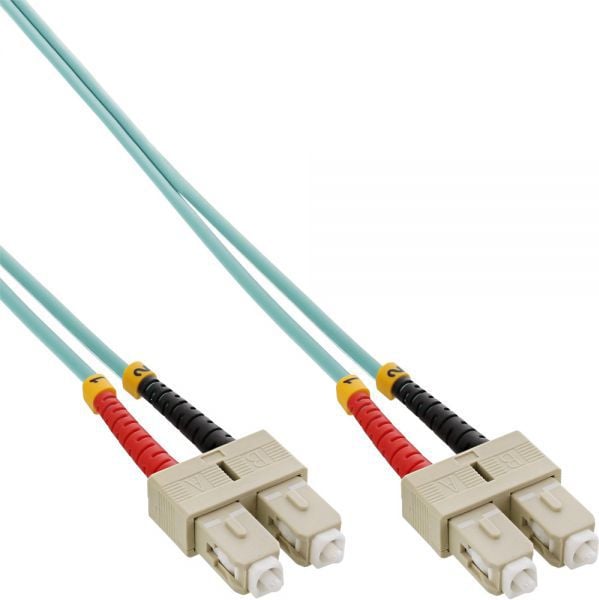 Cablu inline De fibra optica patch SC / SC 50/125 gm, OM3 0.5m (83555O)