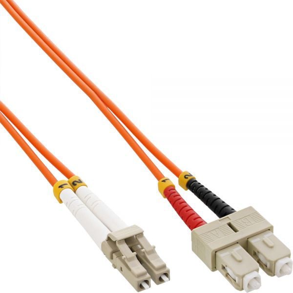 Cablu inline De fibra optica patch-uri LC / SC 50/125 gm, 5m OM2 (88645)