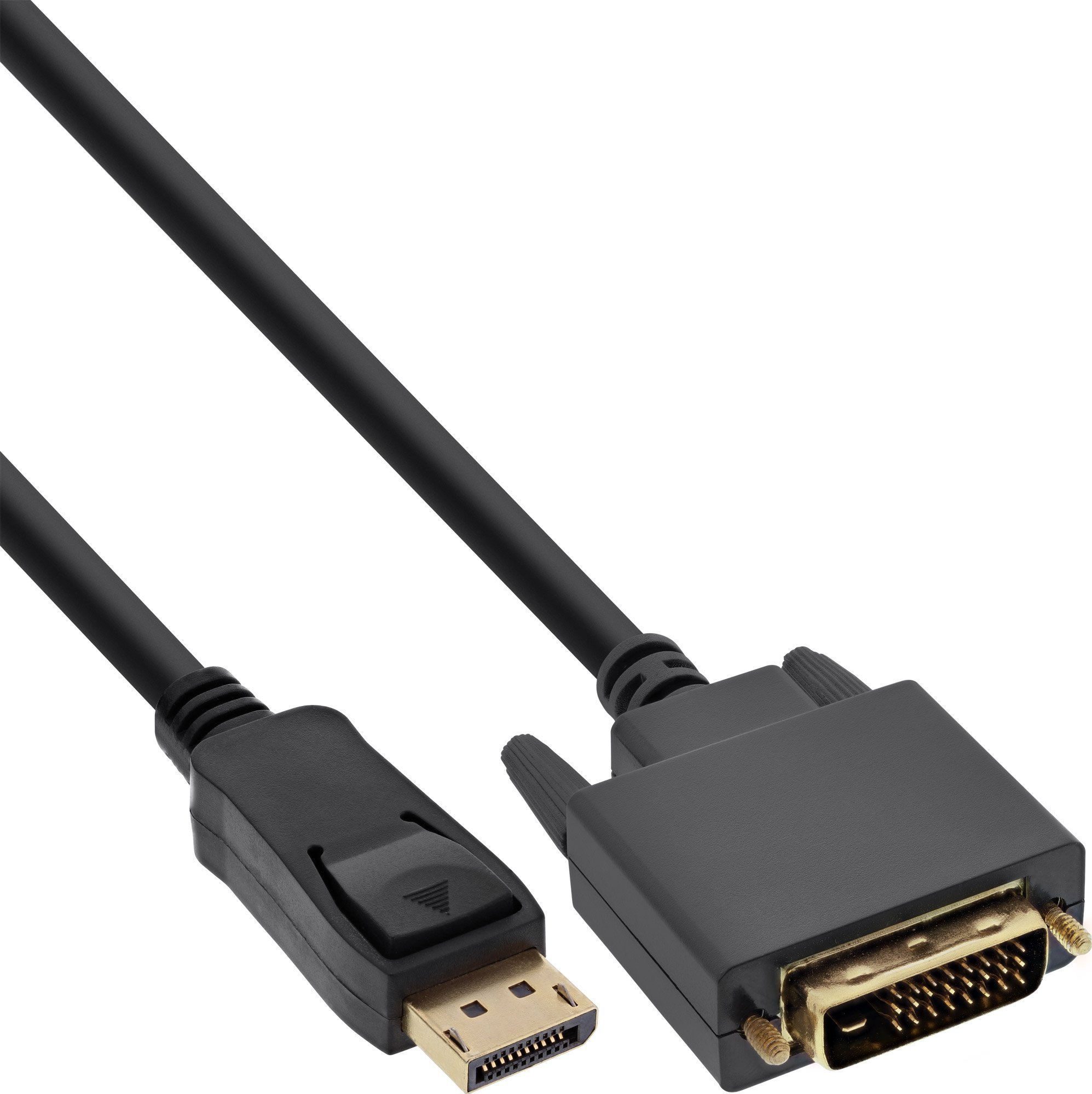 Cablu InLine, DisplayPort - DVI-D, negru