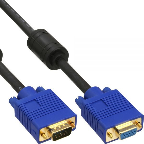 Cablu InLine D-Sub (VGA) - D-Sub (VGA) 5m albastru (17745S)