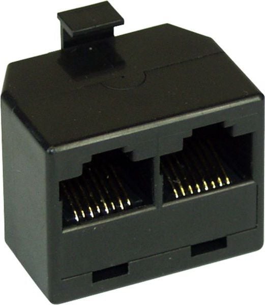Cablu inline Gniazdo ISDN rack 1x RJ45 męski - 2x RJ45 żeński w/o terminal resistor (69934)