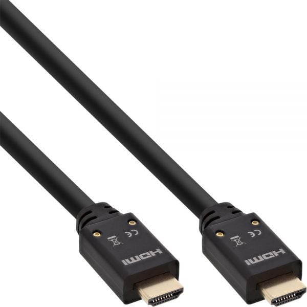 Cablu InLine, HDMI - HDMI, Negru