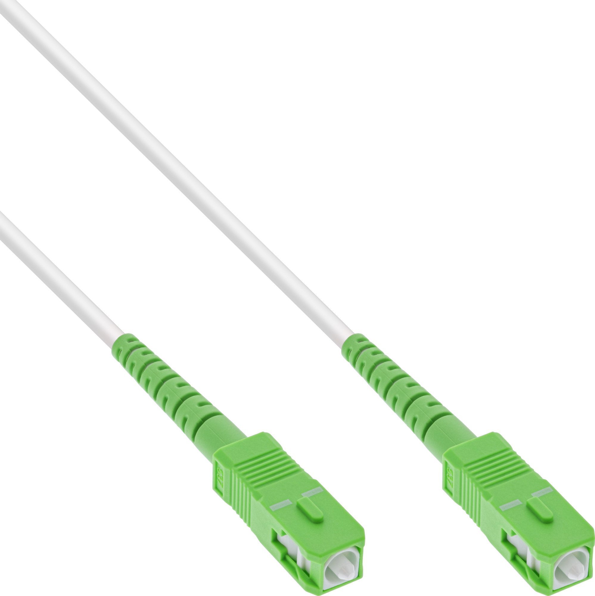 Cablu InLine InLine® cu fibră optică Simplex, FTTH, SC/APC 8&deg; la SC/APC 8&deg;, 9/125µm, OS2, 15m