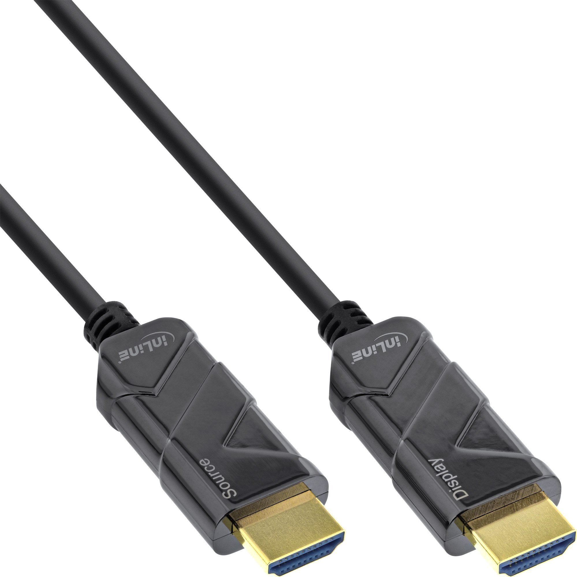 Cablu InLine InLine® HDMI AOC, cablu HDMI de ultra mare viteză, 8K4K, negru, 70 m