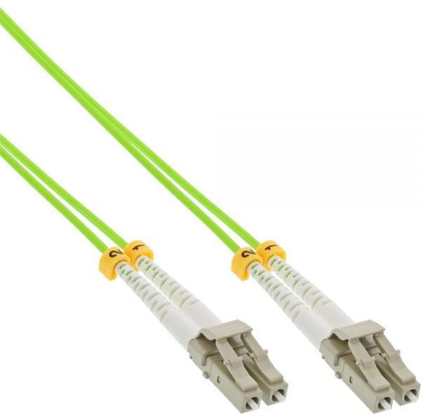 Cablu inline Inline - Patch- Cable - LC Multi-mode (M) este un Multi Mode LC (M) - 3,0 m - fibre de sticla - 50/125 Micrometer - OM5 - fara halogeni - verde (88543Q)