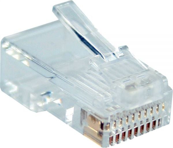 Cablu inline Modularny wtyk 10P10C do zaciskarki, Western Jack - Ribbon Kabel 10 sztuk (73011)