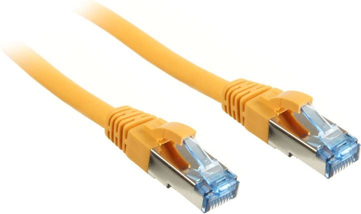 Cablu inline Patch cord Cat.6 S / FTP (PIMF), 500MHz, galben, 2m (76802Y)
