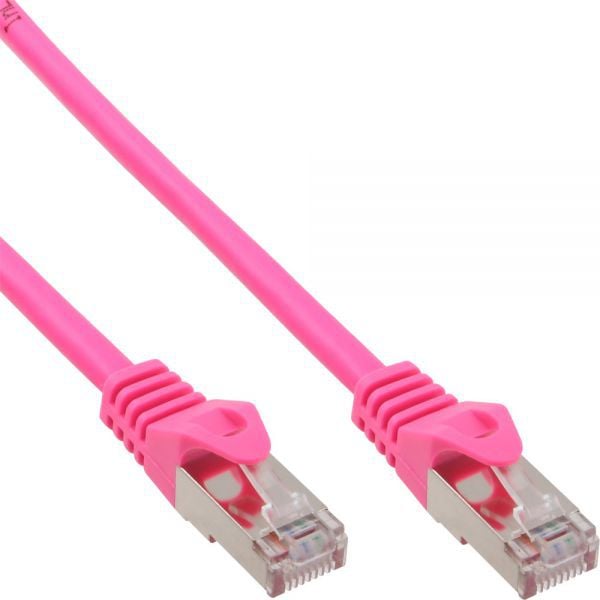Cablu inline Patch SF / UTP, Cat.5e, 2m roz (72502M)