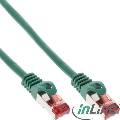 Cablu inline Patchcord Cat.6 S / FTP, 3m, verde (76403G)