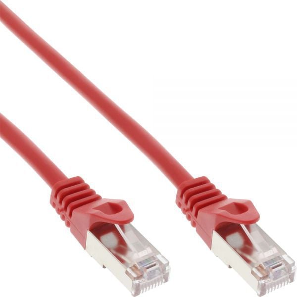 Cablu inline Patchcord SF/UTP Cat.5e, rosu 0.3m (72533R)