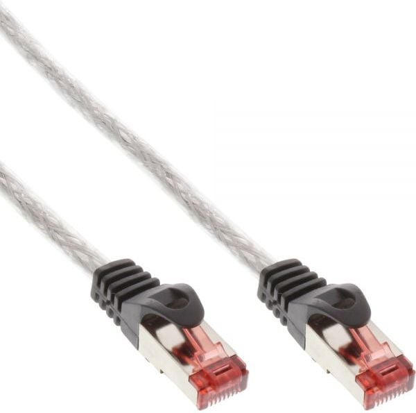Cablu inline Retea de cablu patch-uri S / FTP Cat.6 PIMF 15m din PVC transparent de cupru - 76415T